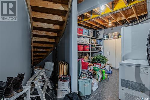 110 Canada Court, Hanley, SK - Indoor Photo Showing Basement