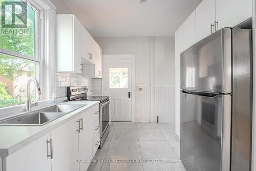 243 Dunlop Street E, Barrie (North Shore), ON - Indoor Photo Showing Kitchen With Double Sink