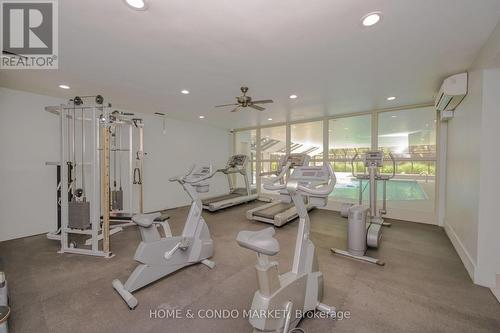 604 - 200 Robert Speck Parkway, Mississauga (City Centre), ON - Indoor Photo Showing Gym Room