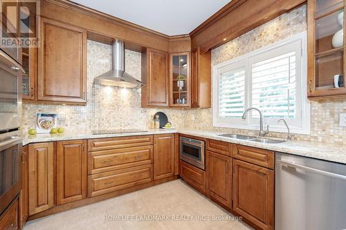 2412 Dunholm Gate, Oakville, ON - Indoor Photo Showing Kitchen With Double Sink