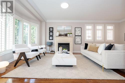 2412 Dunholm Gate, Oakville (Iroquois Ridge North), ON - Indoor Photo Showing Living Room With Fireplace