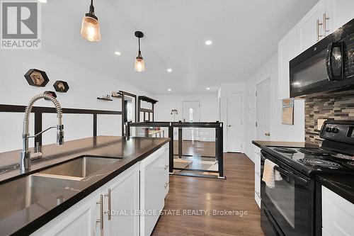 67 Cameron Avenue, Hamilton, ON - Indoor Photo Showing Kitchen With Double Sink