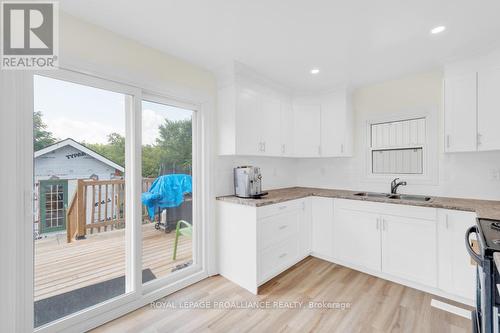 13 Main Street, Marmora And Lake, ON - Indoor Photo Showing Kitchen With Double Sink