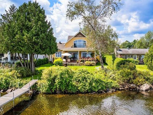 Back facade - 321 Av. Du Parc, Magog, QC - Outdoor With Body Of Water With Deck Patio Veranda