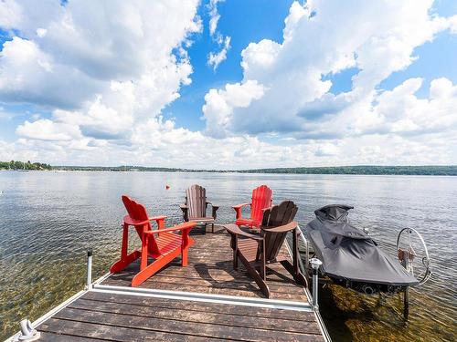 Bord de l'eau - 321 Av. Du Parc, Magog, QC - Outdoor With Body Of Water With View