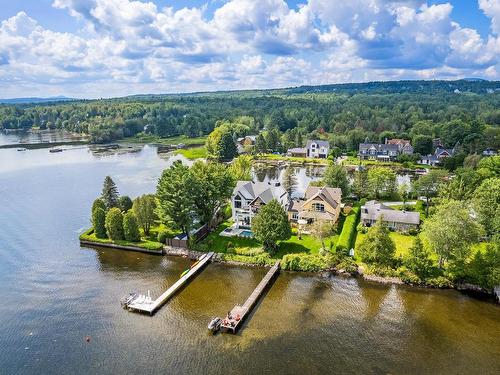 Aerial photo - 321 Av. Du Parc, Magog, QC - Outdoor With Body Of Water With View