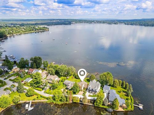 Aerial photo - 321 Av. Du Parc, Magog, QC - Outdoor With Body Of Water With View