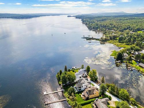 Aerial photo - 321 Av. Du Parc, Magog, QC - Outdoor With Body Of Water With View