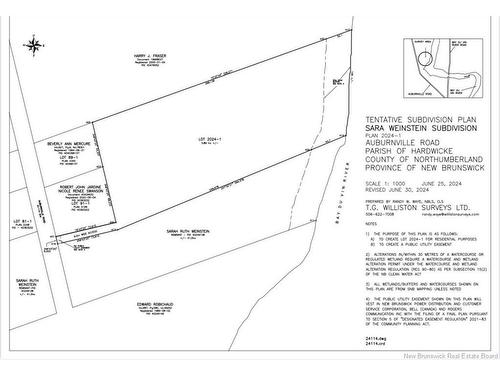 9.6 Acres Auburnville Rd, Bay Du Vin, NB 