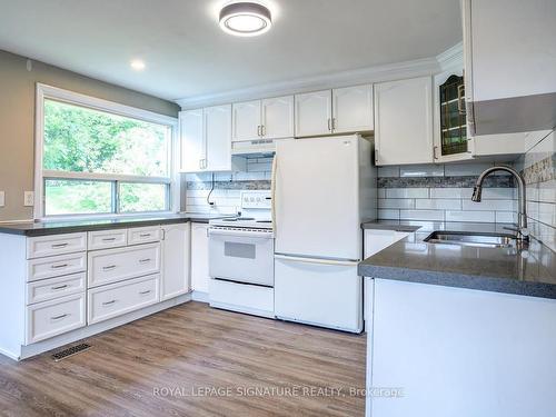 5 John St, Halton Hills, ON - Indoor Photo Showing Kitchen With Double Sink