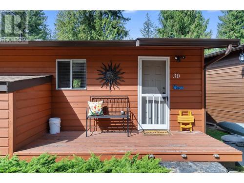 202 97A Highway Unit# 30, Sicamous, BC - Outdoor With Deck Patio Veranda With Exterior