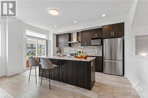 14 Gardenpost Terrace, Ottawa, ON - Indoor Photo Showing Kitchen With Stainless Steel Kitchen With Upgraded Kitchen