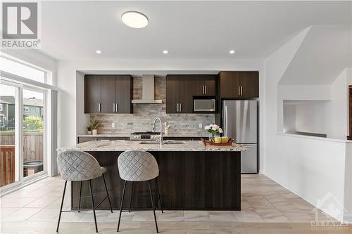 14 Gardenpost Terrace, Ottawa, ON - Indoor Photo Showing Kitchen With Stainless Steel Kitchen With Upgraded Kitchen