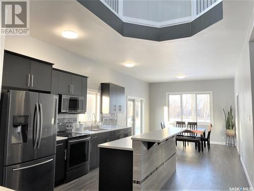 701 Bay Street, Hudson Bay, SK - Indoor Photo Showing Kitchen With Upgraded Kitchen