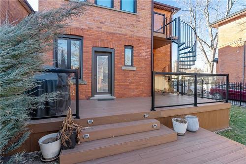 107 Catharine Street S|Unit #Upper, Hamilton, ON - Outdoor With Deck Patio Veranda With Exterior