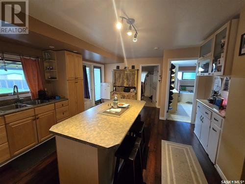 707 1St Street, Kipling, SK - Indoor Photo Showing Kitchen With Double Sink