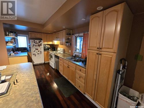 707 1St Street, Kipling, SK - Indoor Photo Showing Kitchen With Double Sink