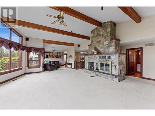 15021 Old Mission Road, Lake Country, BC - Indoor With Fireplace