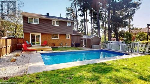 225 Parsons Avenue, North Bay, ON - Outdoor With In Ground Pool With Backyard