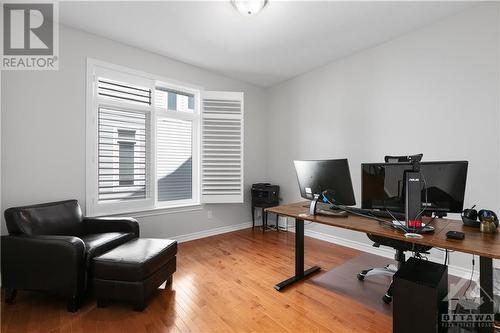 Office on main floor - 295 Bradwell Way, Ottawa, ON - Indoor Photo Showing Office