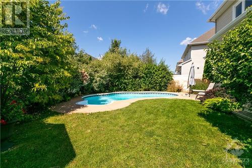 295 Bradwell Way, Ottawa, ON - Outdoor With In Ground Pool With Backyard