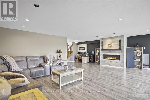 1700 Lakeshore Drive, Ottawa, ON - Indoor Photo Showing Living Room With Fireplace