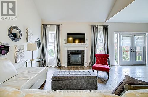 11 Seedhouse Road, Brampton, ON - Indoor Photo Showing Living Room With Fireplace