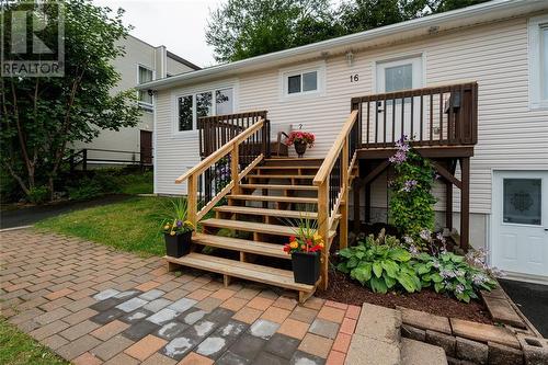 16 Glasgow Place, St. John'S, NL - Outdoor With Deck Patio Veranda With Exterior