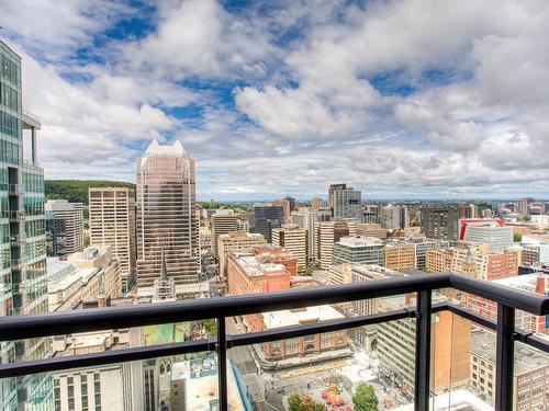 Balcon - 1704-1188 Av. Union, Montréal (Ville-Marie), QC - Outdoor With Balcony With View