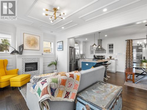 14 John Street, St. John'S, NL - Indoor Photo Showing Living Room With Fireplace