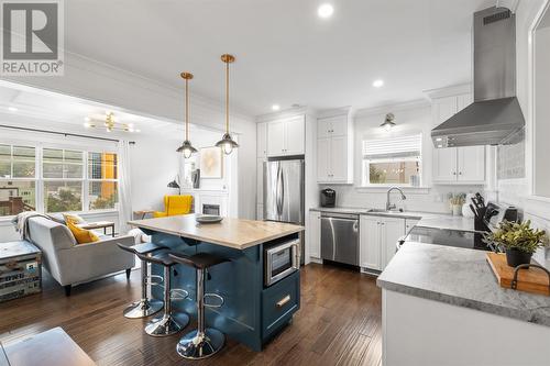 14 John Street, St. John'S, NL - Indoor Photo Showing Kitchen With Stainless Steel Kitchen With Upgraded Kitchen