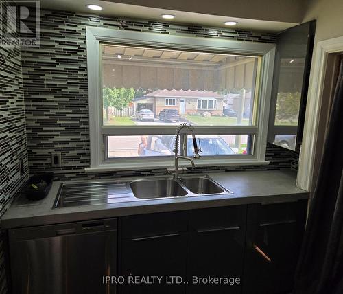 423 Mountainview Drive, Milton, ON - Indoor Photo Showing Kitchen With Double Sink