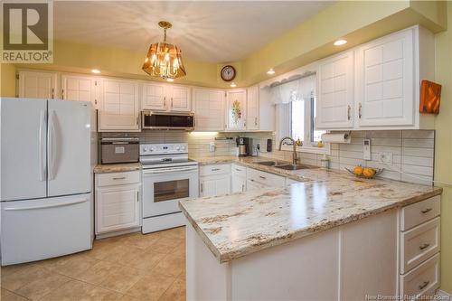 496 Acadie Street, Grande-Anse, NB - Indoor Photo Showing Kitchen With Double Sink