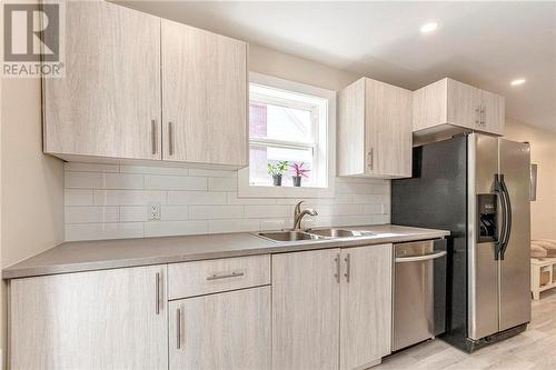 163 Bromley Avenue, Moncton, NB - Indoor Photo Showing Kitchen With Double Sink