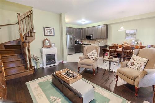 20 Springstead Avenue, Hamilton, ON - Indoor Photo Showing Living Room With Fireplace