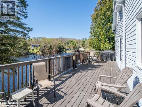 Front Deck - 27 Burnside Bridge Road, Mcdougall, ON - Outdoor With Deck Patio Veranda With Exterior