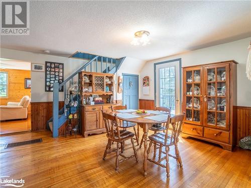 Kitchen overview - 27 Burnside Bridge Road, Mcdougall, ON - Indoor Photo Showing Dining Room