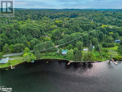 approx lot lines - 27 Burnside Bridge Road, Mcdougall, ON - Outdoor With Body Of Water With View