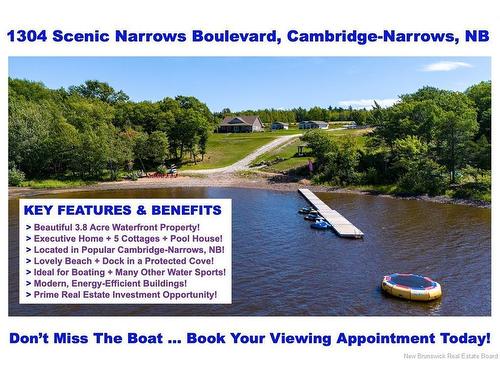 1304 Scenic Narrows Blvd, Cambridge-Narrows, NB 