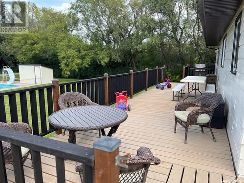 Pohler Acreage, Spalding, SK - Outdoor With Deck Patio Veranda With Exterior