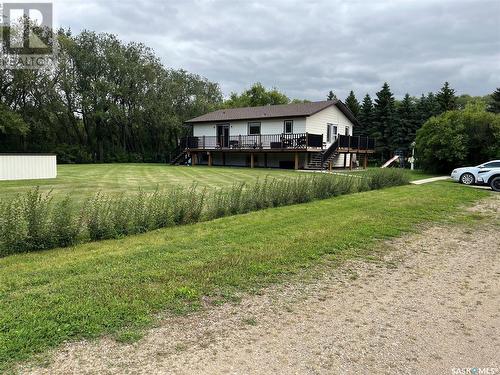 Pohler Acreage, Spalding, SK - Outdoor With Deck Patio Veranda With Backyard