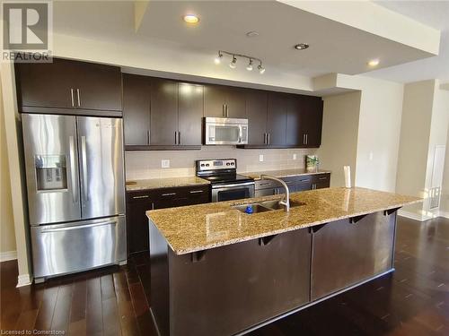 330 Ridout Street N Unit# 1108, London, ON - Indoor Photo Showing Kitchen With Stainless Steel Kitchen With Double Sink With Upgraded Kitchen