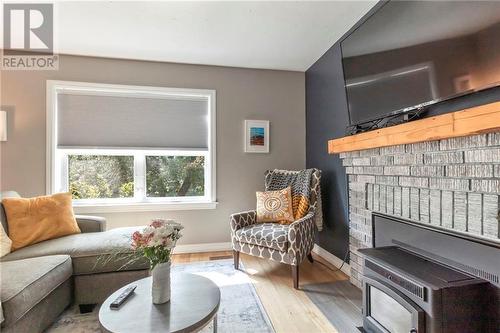 93 Burlington Avenue, Moncton, NB - Indoor Photo Showing Living Room With Fireplace