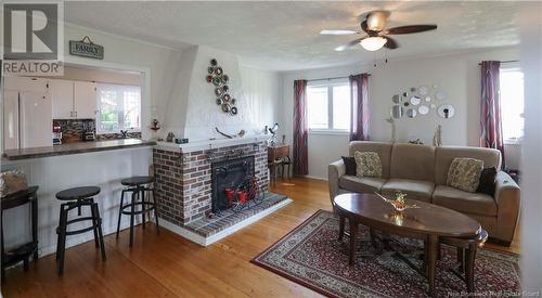 235 Highfield Avenue, Saint John, NB - Indoor Photo Showing Living Room With Fireplace