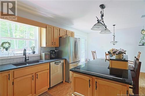 55 Brookwood Drive, Noonan, NB - Indoor Photo Showing Kitchen With Double Sink