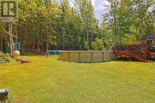 55 Brookwood Drive, Noonan, NB - Outdoor With Above Ground Pool With Backyard