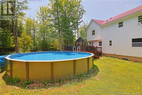 55 Brookwood Drive, Noonan, NB - Outdoor With Above Ground Pool With Backyard