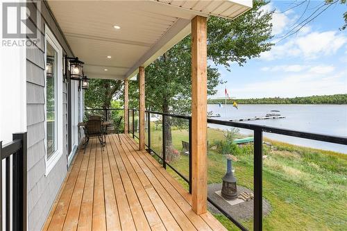 300 Pointe Des Georges, Aldouane, NB - Outdoor With Body Of Water With Deck Patio Veranda With Exterior