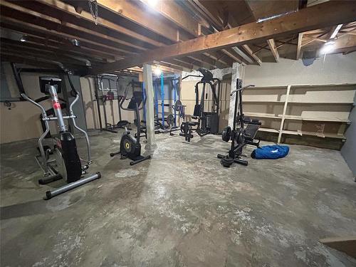 83031 308 Highway, Sprague, MB - Indoor Photo Showing Gym Room