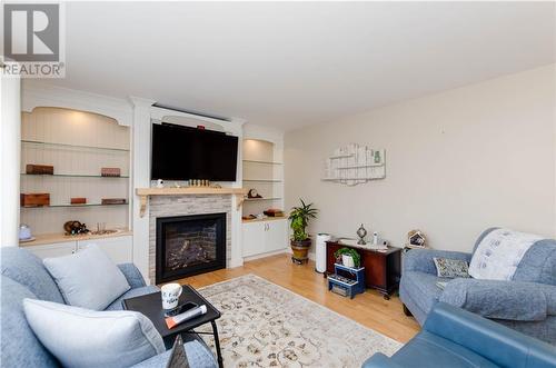 96 Hennessey Road, Moncton, NB - Indoor Photo Showing Living Room With Fireplace